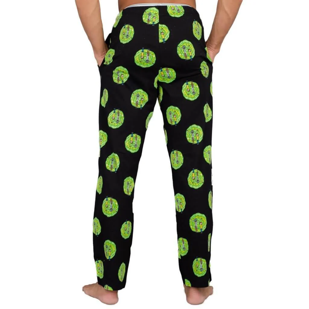 Rick and Morty Portal T-Shirt and Lounge Pants Pajama Set - Image 2
