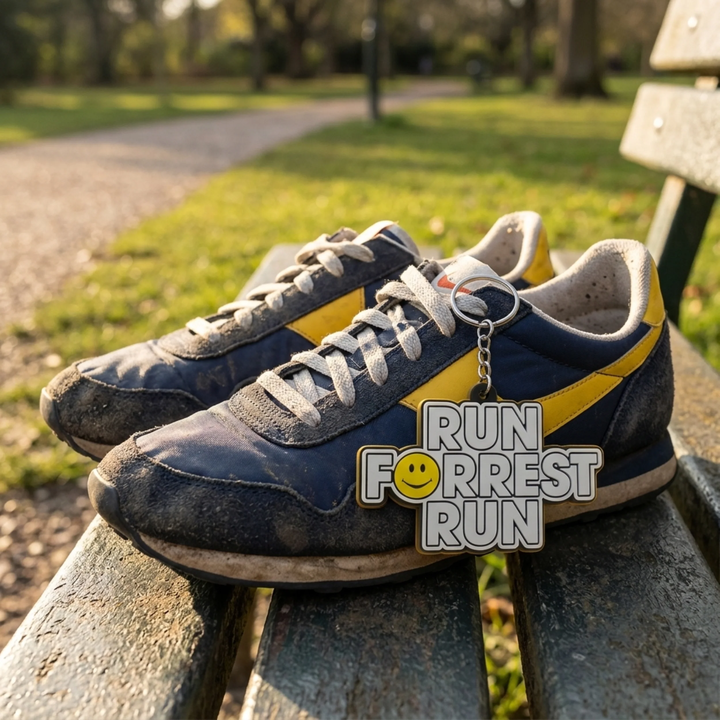 Run Forrest Run Keychain 1990s Nostalgia Gift - Image 5