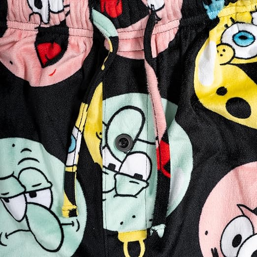 Spongebob Ornaments Balls Black Lounge Pants - Image 5