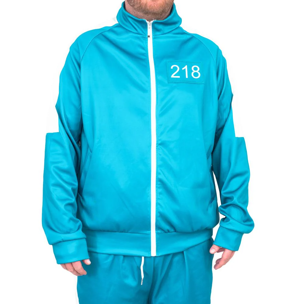 Squid Costume Green Jacket and Pants Halloween Cosplay - Image 9
