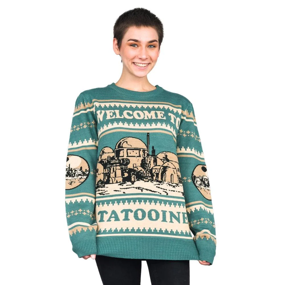 Star Wars Welcome to Tatooine Adult Unisex Ugly Christmas Sweater - Image 3