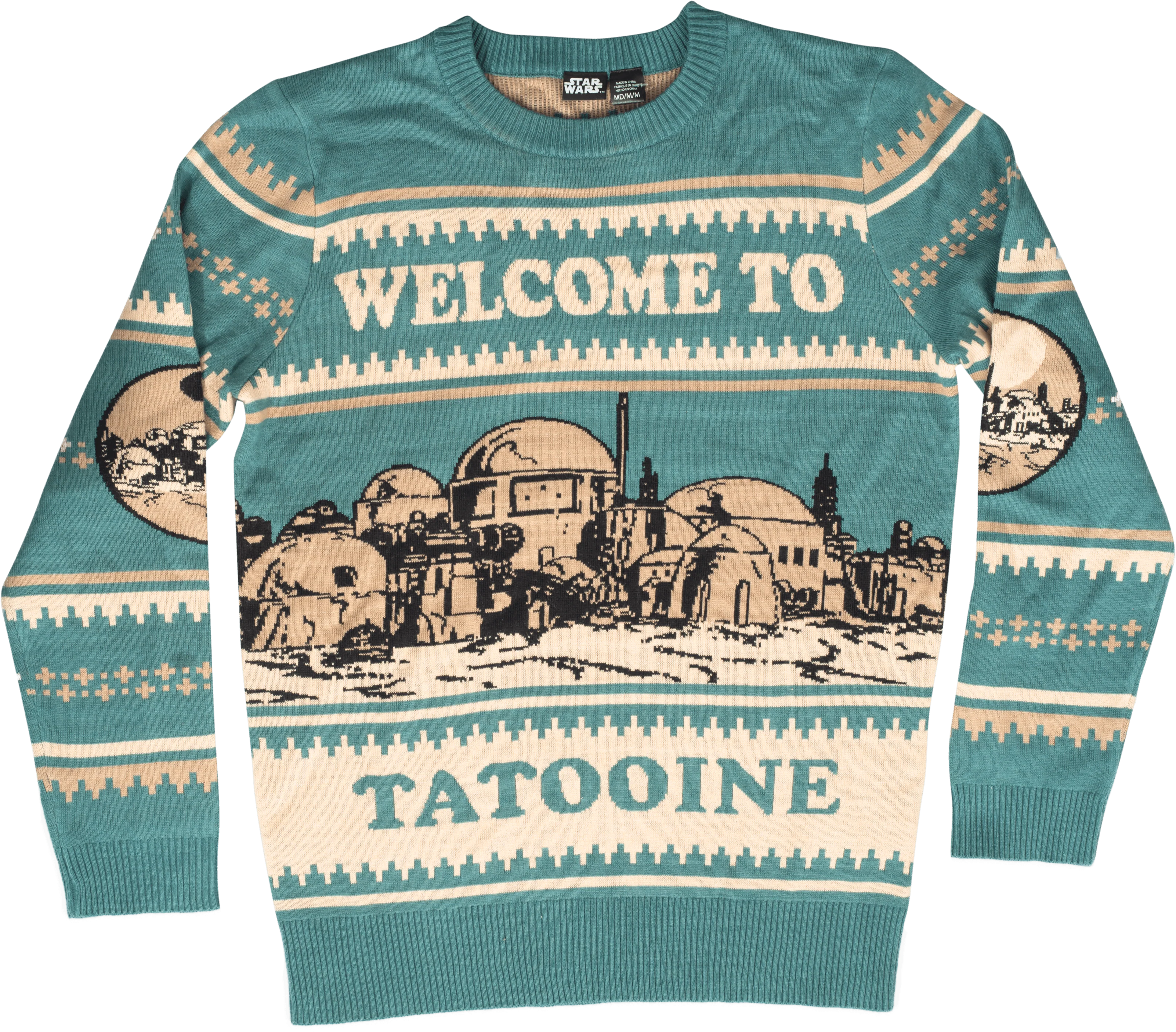 Star Wars Welcome to Tatooine Adult Unisex Ugly Christmas Sweater - Image 4