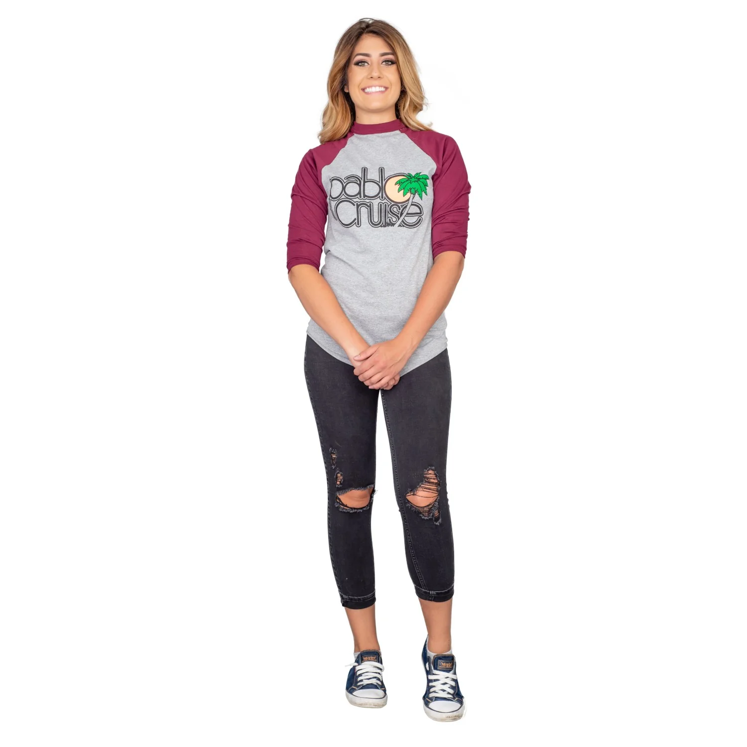 Step Bros Pablo Cruise Adult Unisex Replica Raglan Halloween Cosplay Costume T-Shirt - Image 4