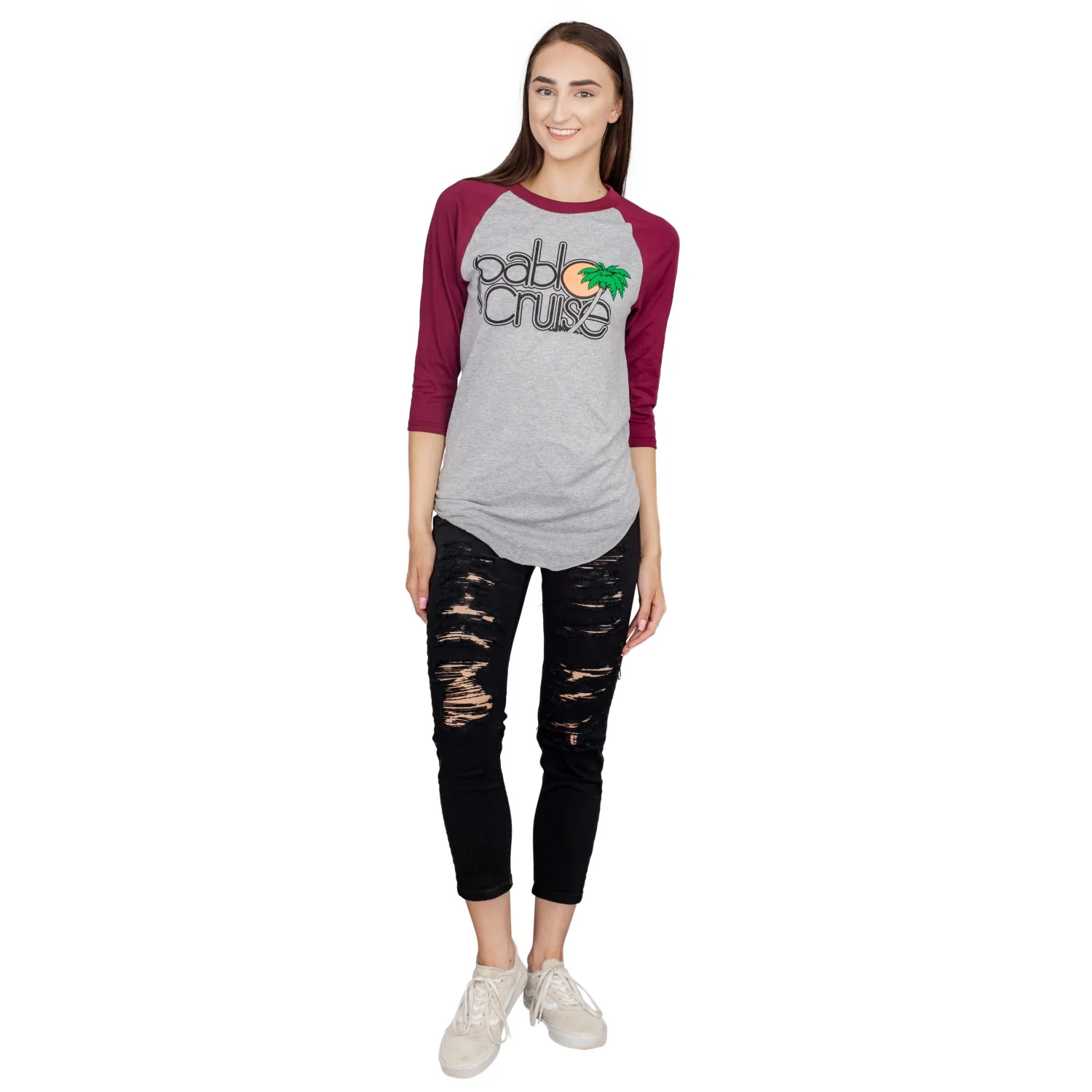 Step Bros Pablo Cruise Adult Unisex Replica Raglan Halloween Cosplay Costume T-Shirt - Image 5