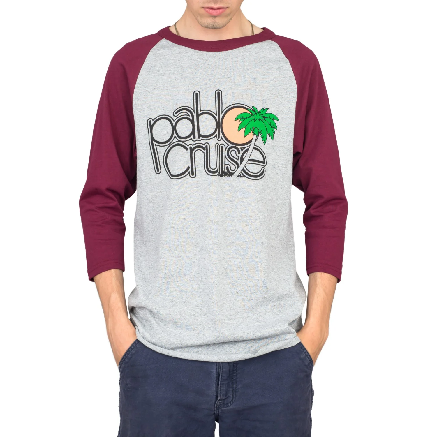 Step Bros Pablo Cruise Adult Unisex Replica Raglan Halloween Cosplay Costume T-Shirt - Image 8