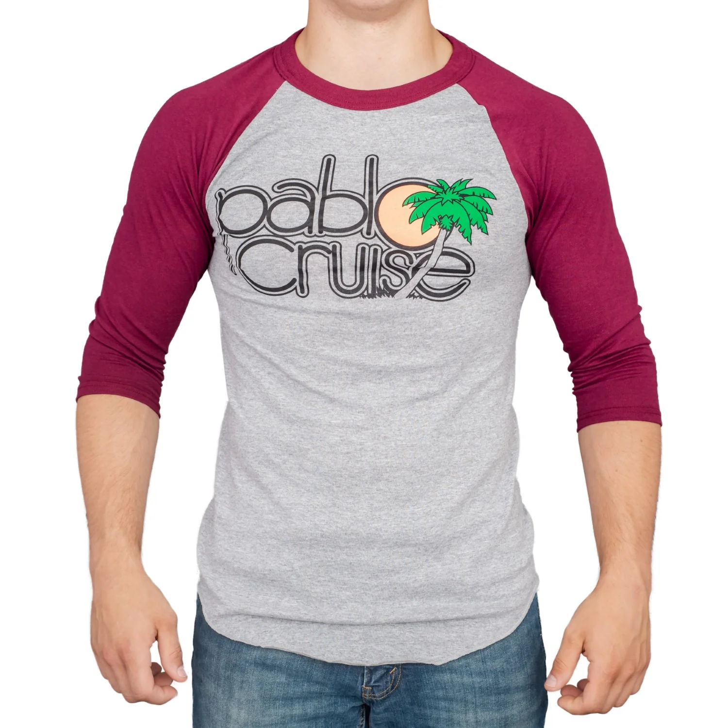 Step Bros Pablo Cruise Adult Unisex Replica Raglan Halloween Cosplay Costume T-Shirt - Image 9