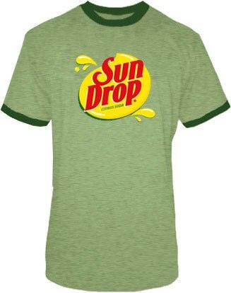 Sun Drop Citrus Soda Green Costume 1970s Style Adult Unisex T-shirt