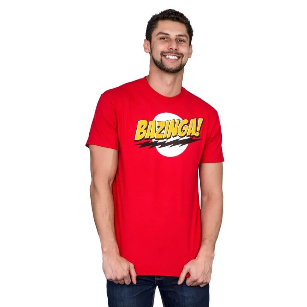 The Big Bang Theory Bazinga! Replica Unisex Halloween Cosplay Costume T-shirt - Image 3