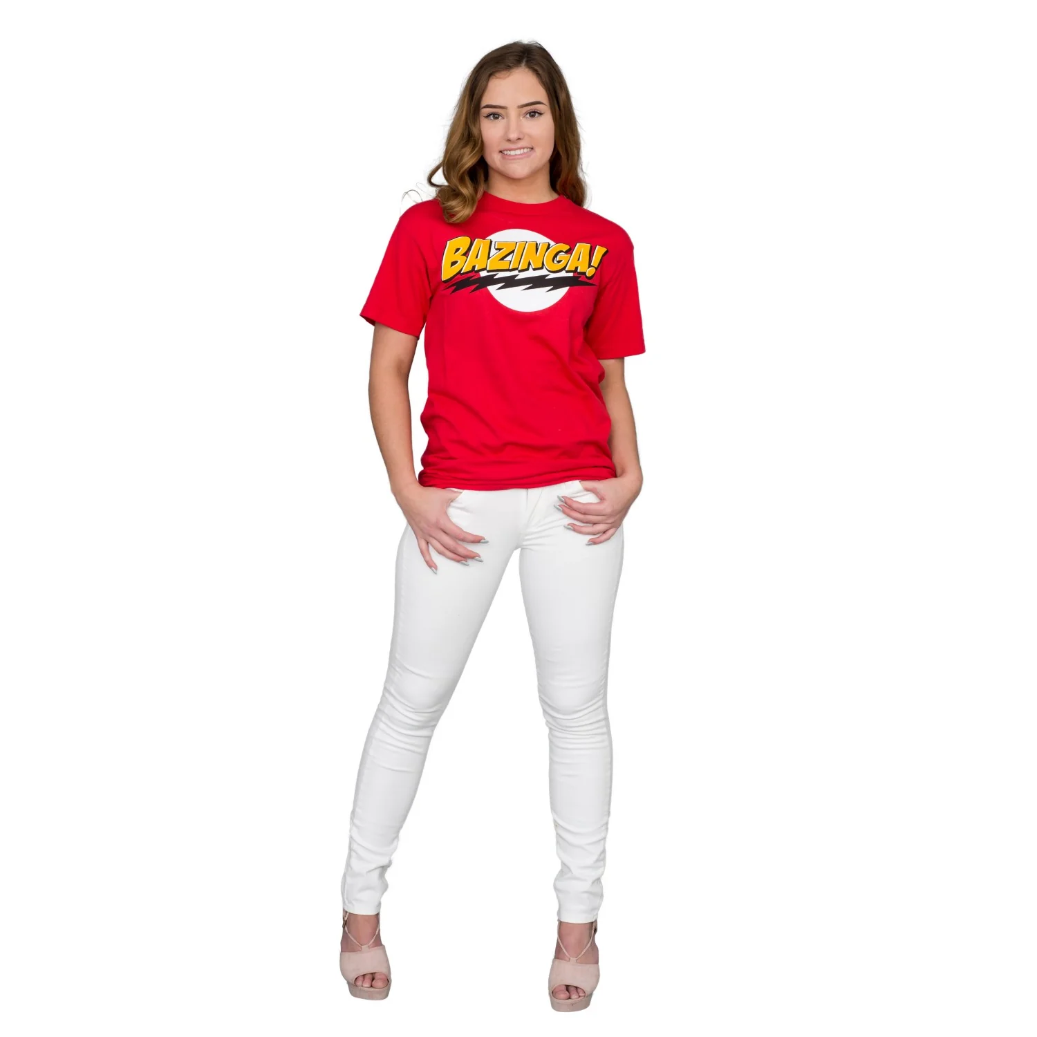 The Big Bang Theory Bazinga! Replica Unisex Halloween Cosplay Costume T-shirt - Image 5