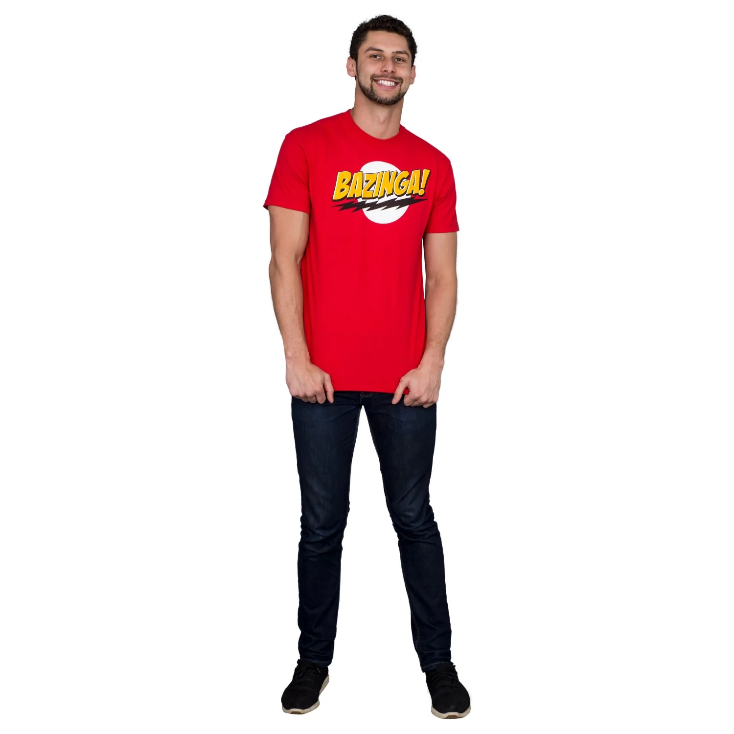 The Big Bang Theory Bazinga! Replica Unisex Halloween Cosplay Costume T-shirt - Image 7