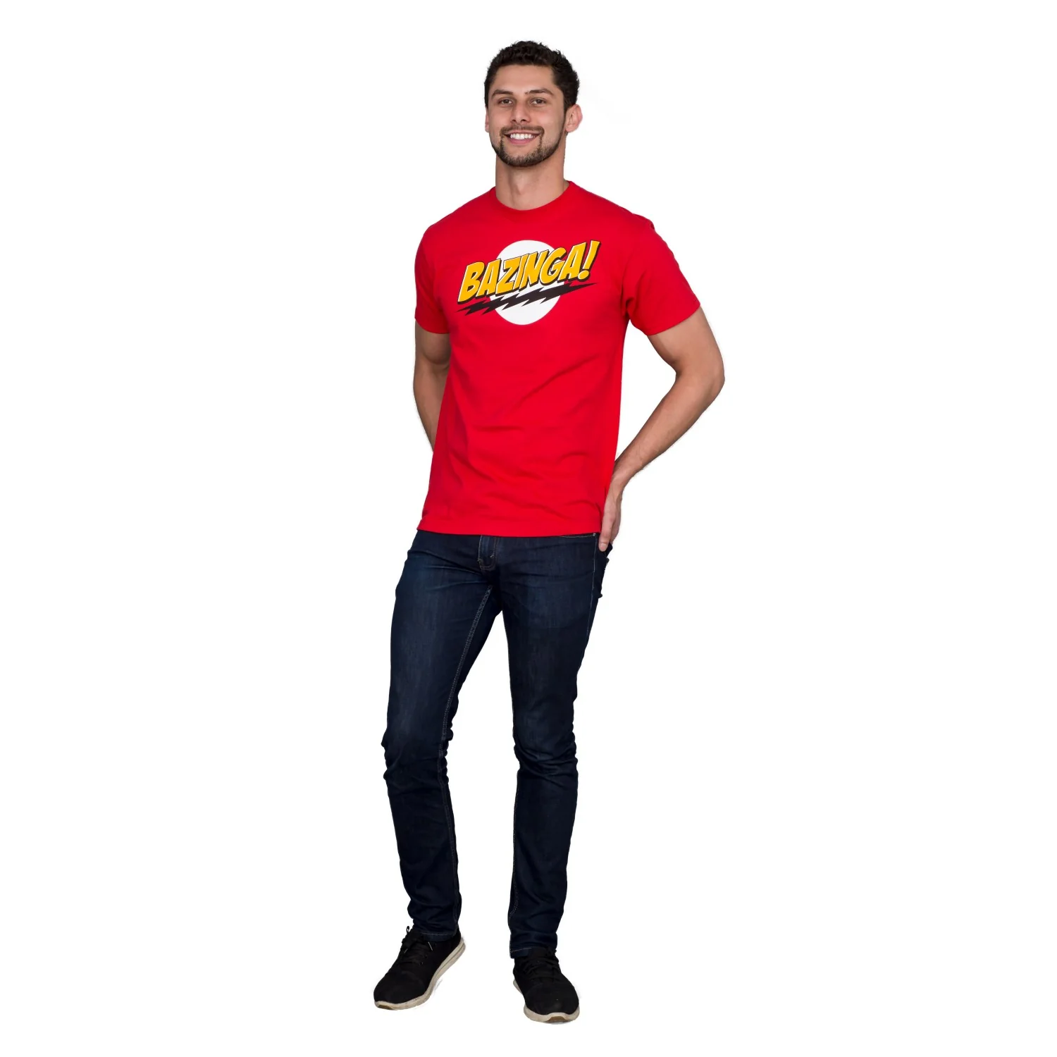 The Big Bang Theory Bazinga! Replica Unisex Halloween Cosplay Costume T-shirt - Image 8