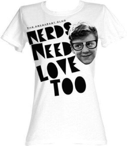 The Breakfast Club Nerds Need Love Too Adult Unisex Funny T-Shirt