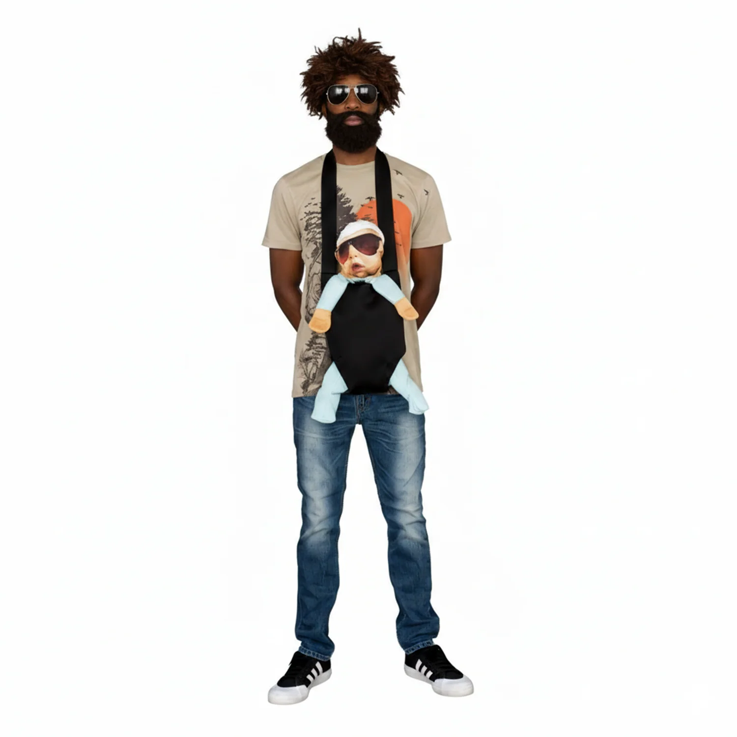 The Hangover Alan Carlos DELUXE Halloween Cosplay Costume Kit - Image 7