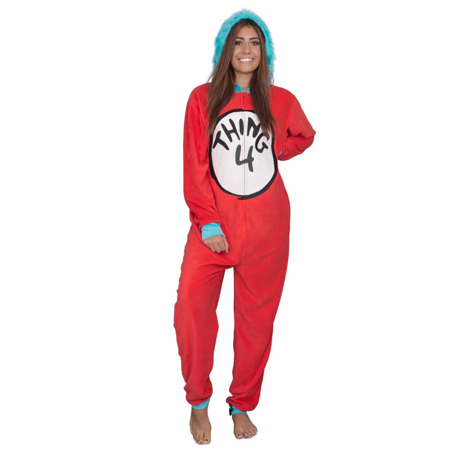 Thing 1 to 6 Interchangeable Patches Adult Union Suit - Image 8