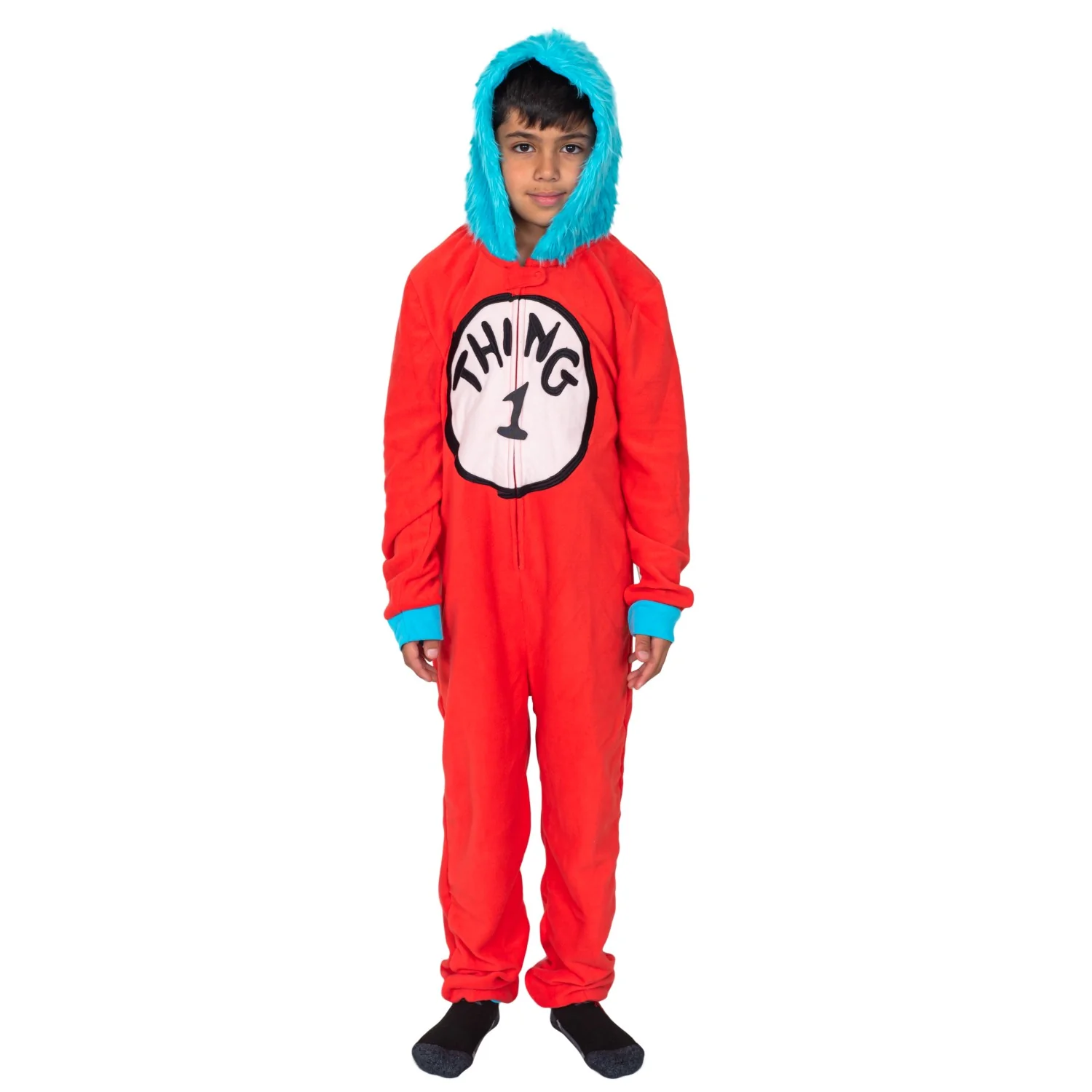 Thing 1 to 6 Interchangeable Patches Kids Union Suit - Image 8