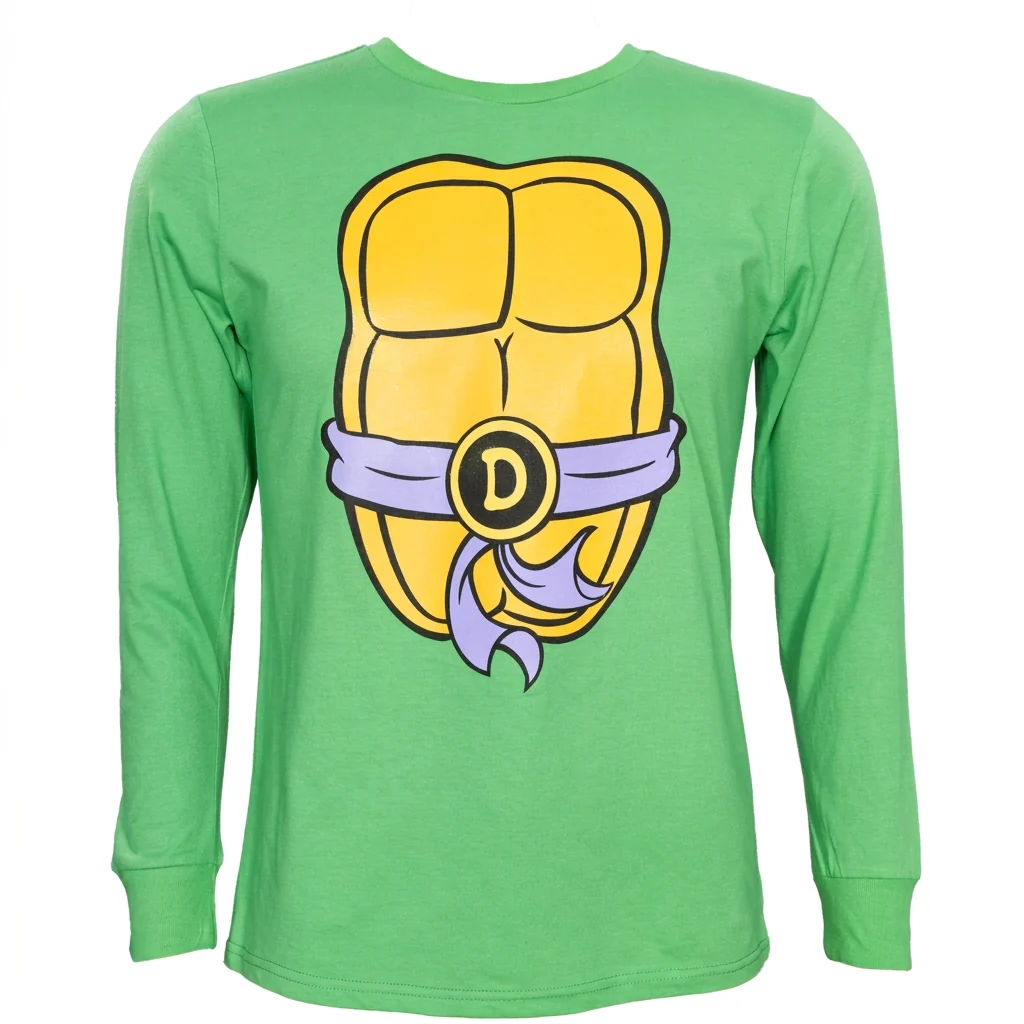 TMNT Donatello Halloween Cosplay Costume Youth Long Sleeve T-Shirt - Image 2