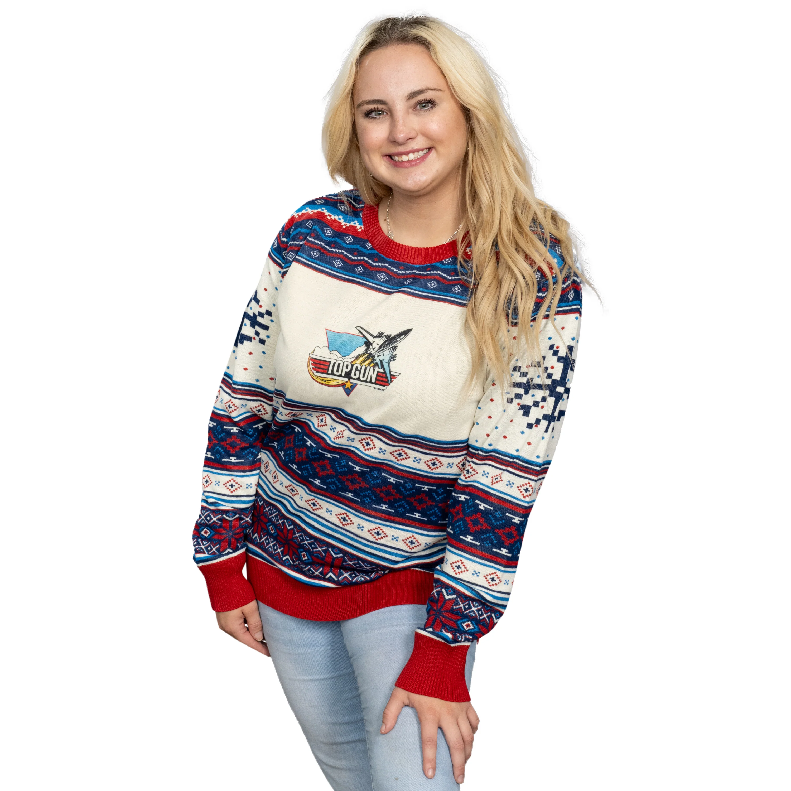 Top Gun Fighter Jet Christmas Sweater - Image 6
