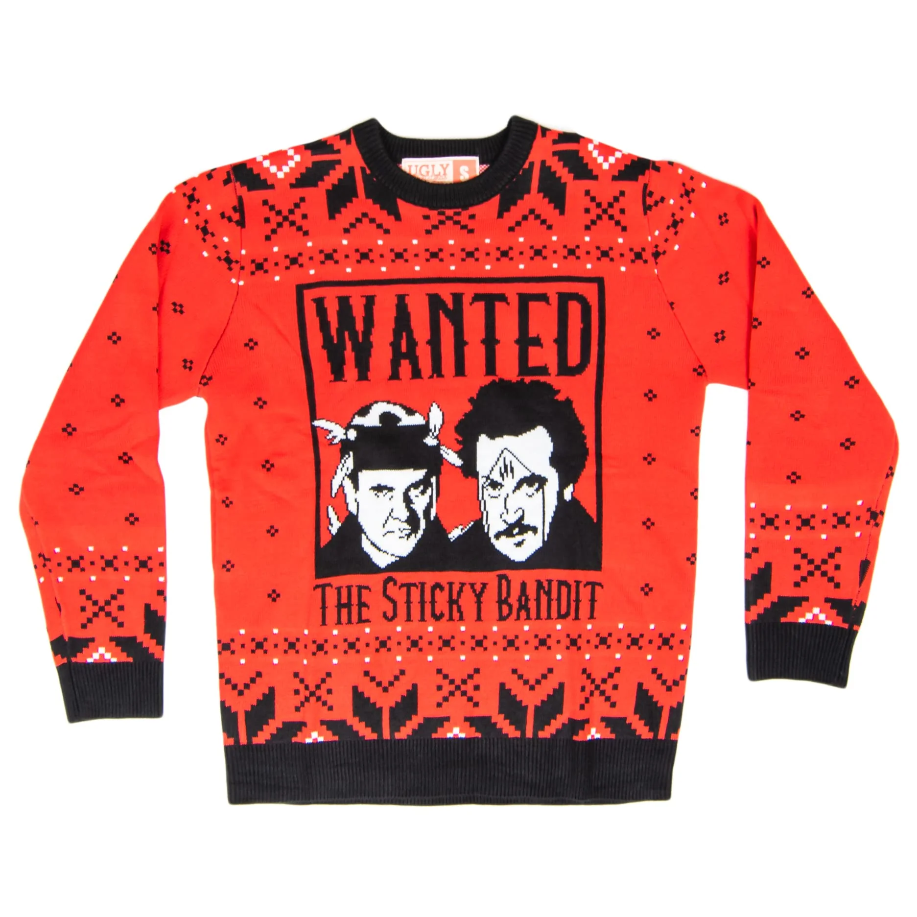 Funniest Xmas Movie Ever Wanted Bad Guys Unisex Ugly Christmas Sweater - Image 5