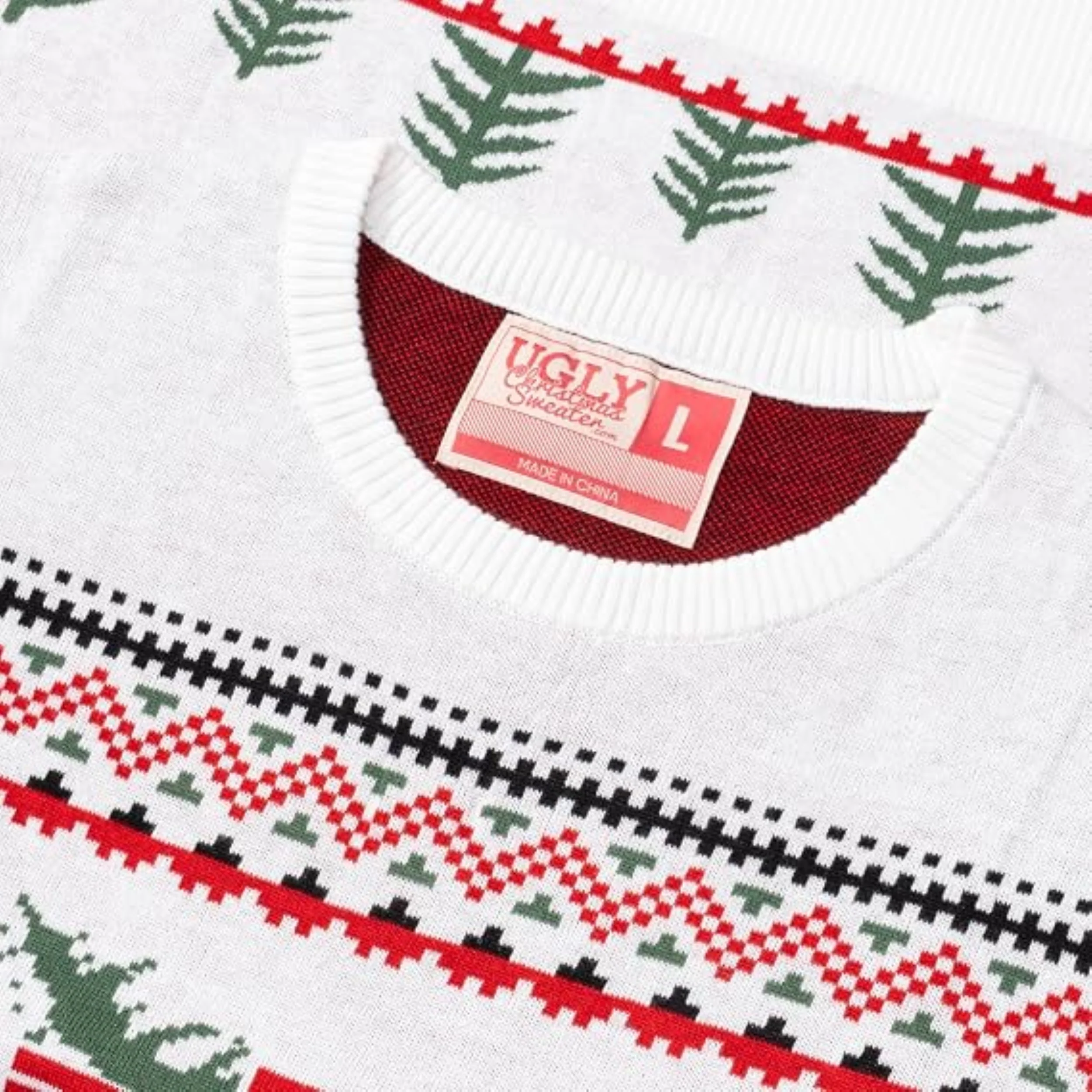 Arnold Truck/Trees Adult Unisex Knitted Ugly Christmas Sweater - Image 5