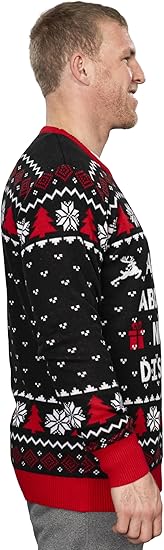 Ask Me About My Ninja Funny Flip Costume Adult Ugly Christmas Sweater - Image 3