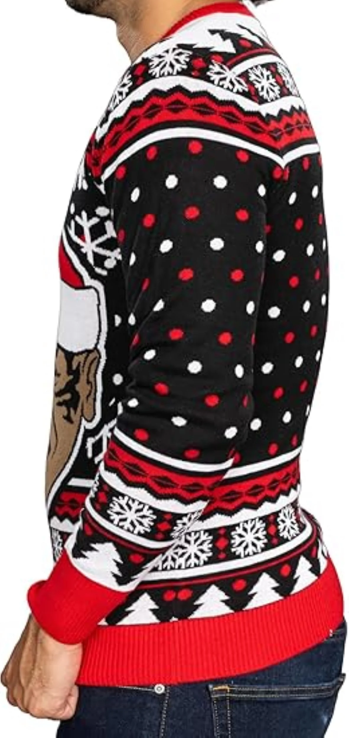 Merry Chrithmith! Iron Mike Santa Adult Unisex Funny Ugly Christmas Sweater - Image 5