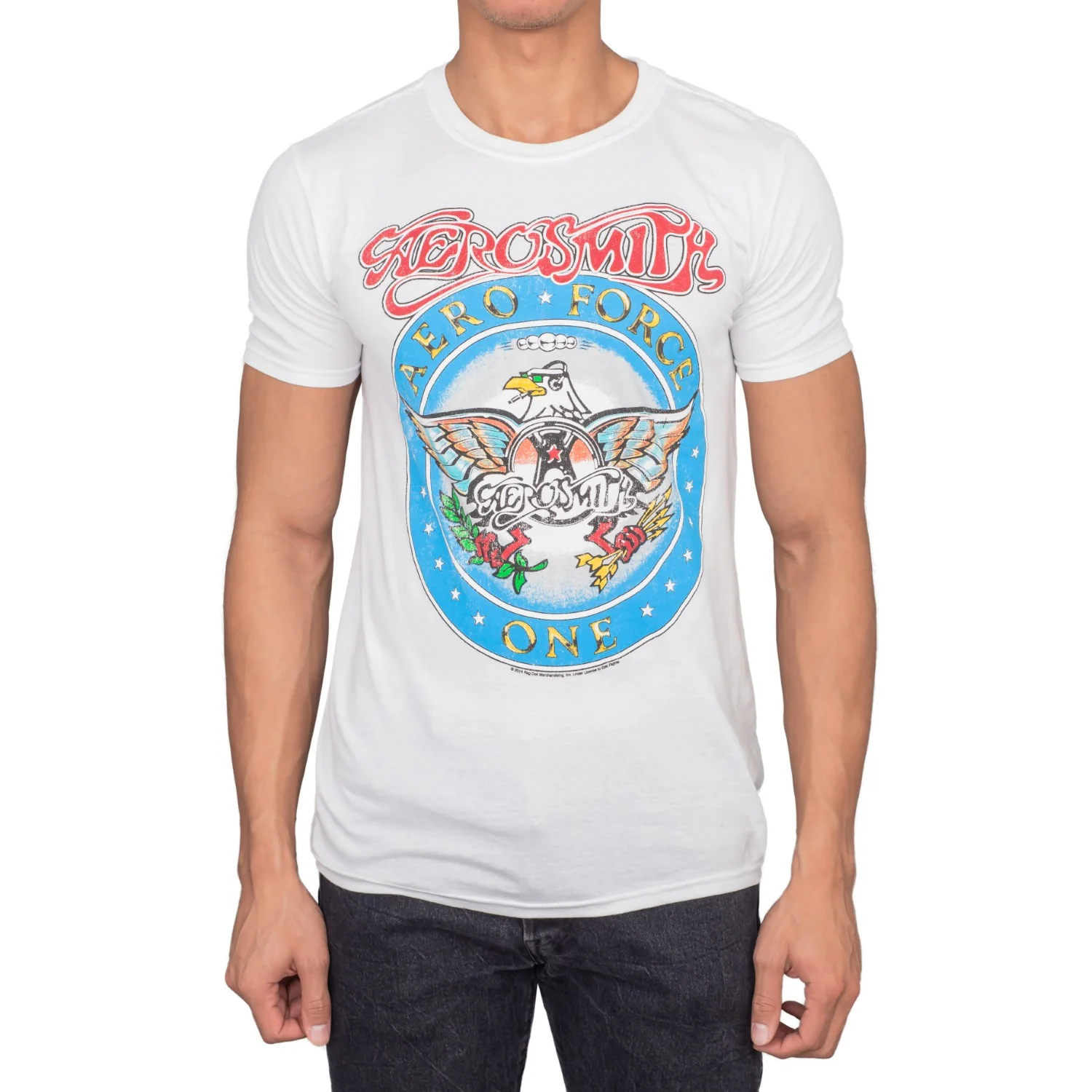 Wayne's World Aerosmith Aero Force Short Sleeve T-shirt Tee - Image 5