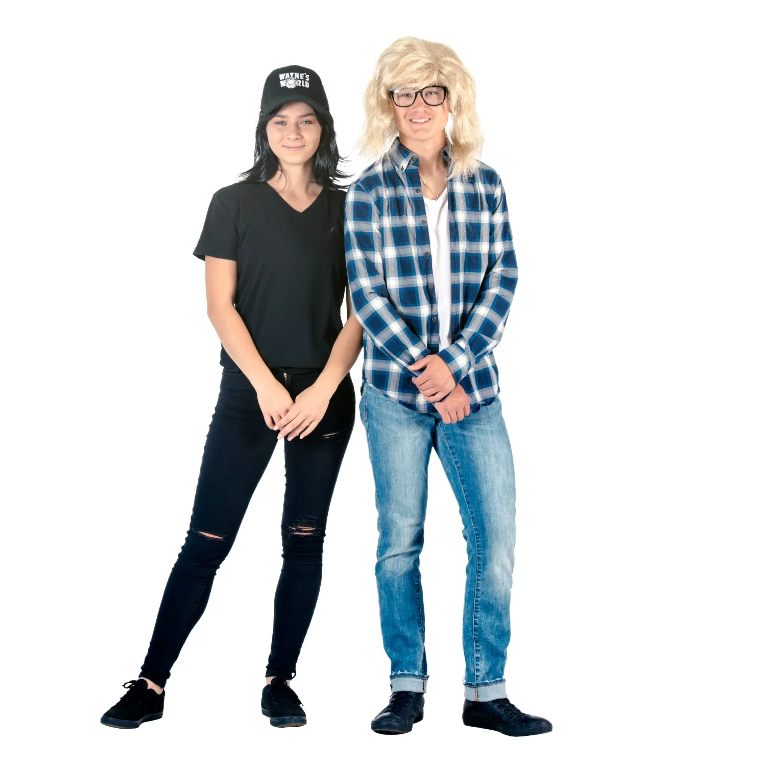 Wayne's World Garth and Wayne Adult Unisex Halloween Cosplay Costume Accessory Set - Image 5