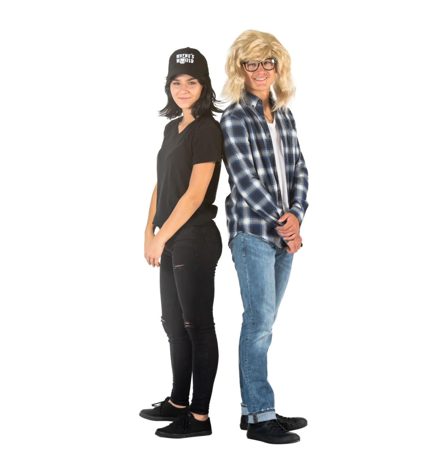 Wayne's World Garth and Wayne Adult Unisex Halloween Cosplay Costume Accessory Set - Image 7