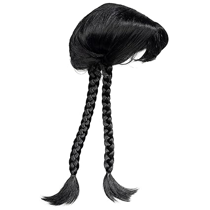 Wednesday Spooky Family Deluxe Halloween Cosplay Costume Wig - Image 3