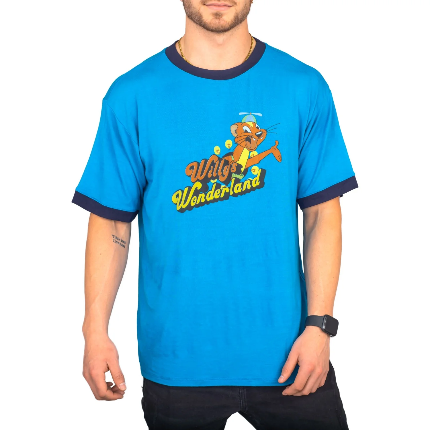 Willy's Wonderland The Janitor Blue T-shirt - Image 6