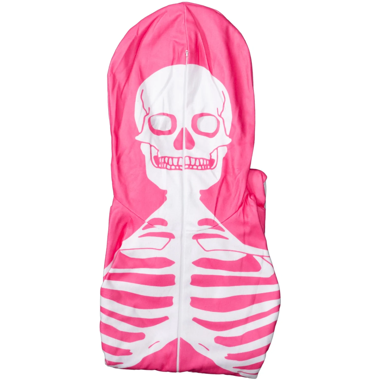 Women's Pink Skeleton Halloween Costume Cosplay Jumpsuit (With Mask) - Image 6